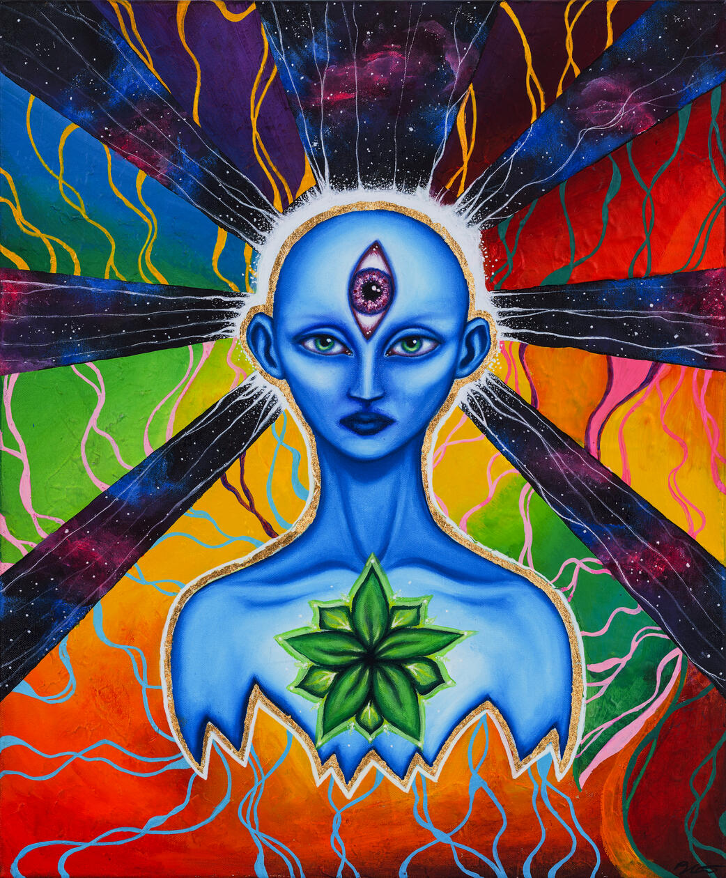 The Universe Gazing at Itself 30.000 NOK 60 x 50 cm