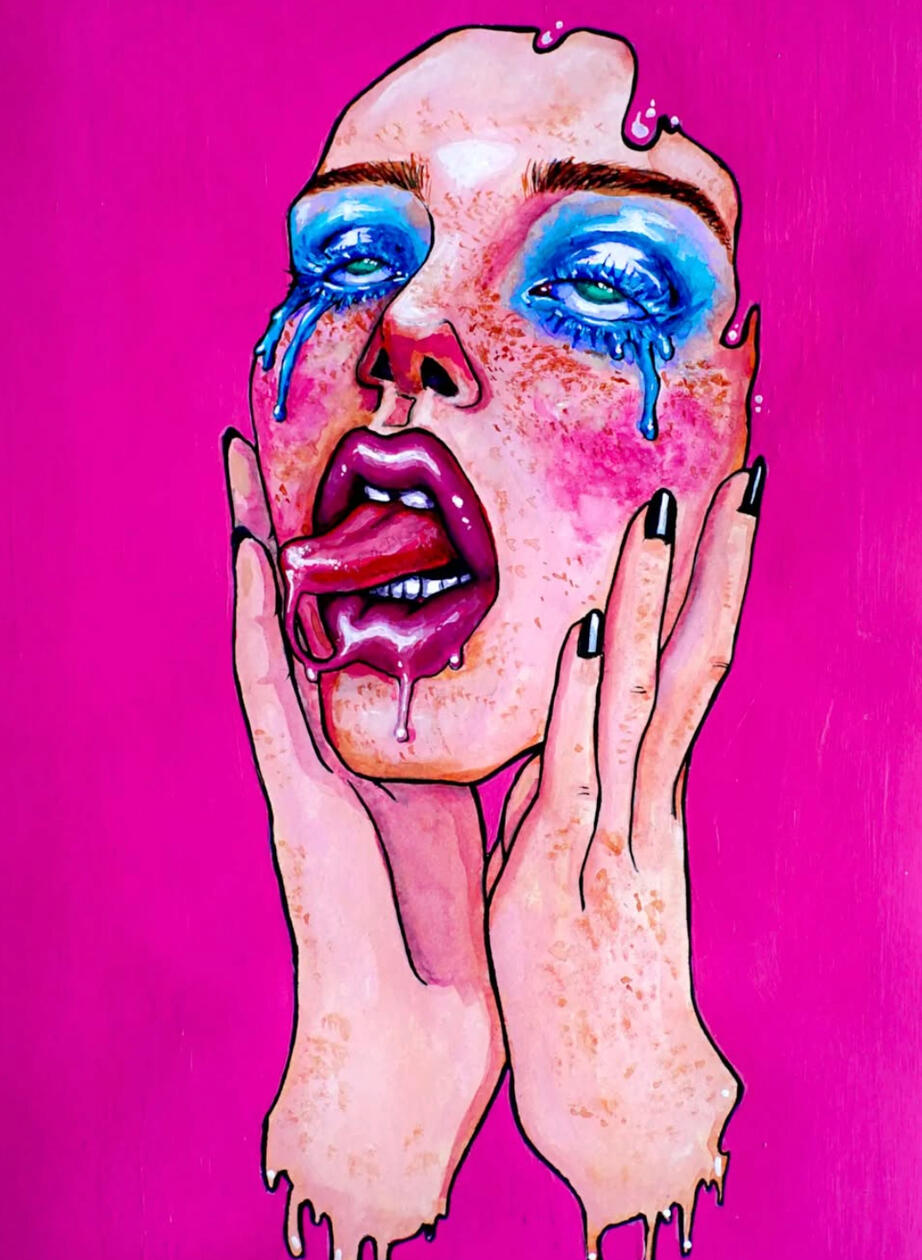 Lick 2.000 NOK 29 x 21 cm SOLD