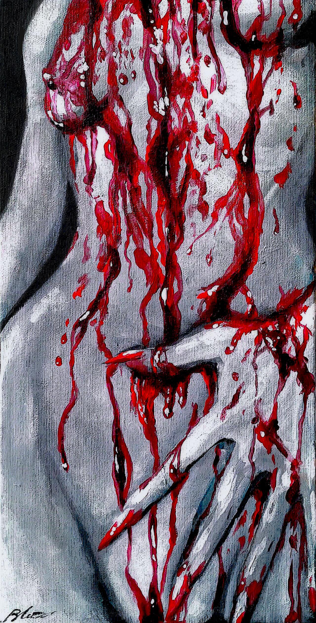 Bloody Kisses 3.500 NOK 40 x 20 cm