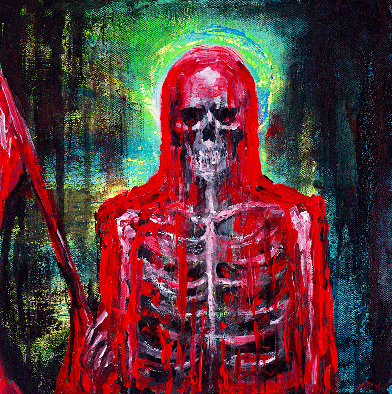 Death 7.000 NOK 30 x 30 cm